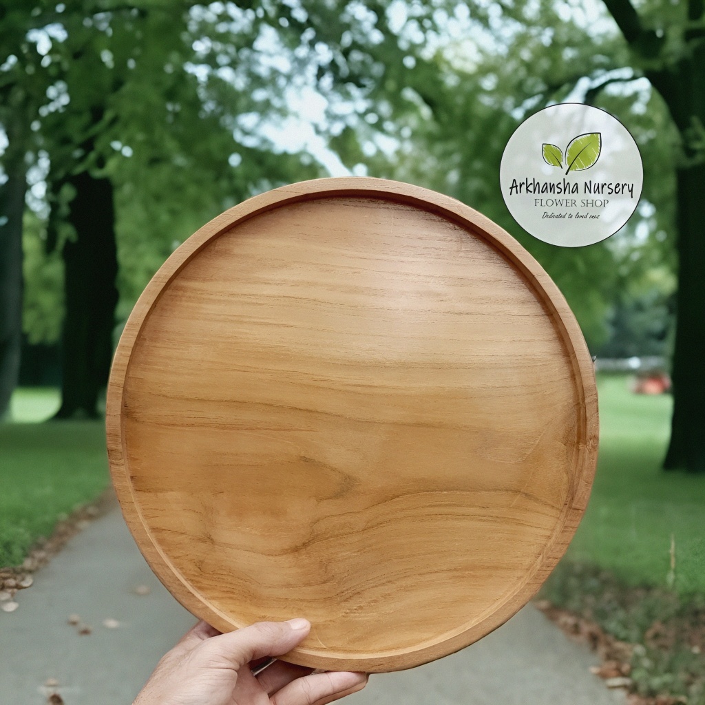 Nampan kayu,talam kayu,coaster kayu,nampan bulat,talam bulat,wooden coaster