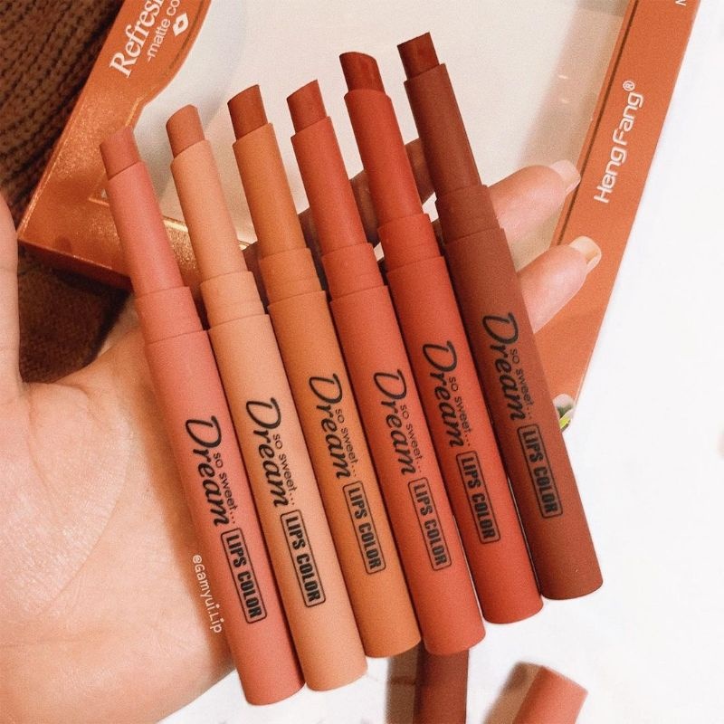 [ GET6] TANAKO SWEET DREAM Lipstik Matte Colors LIPMATTE 1 SET 6pcs // paket lipstik best ombre tana