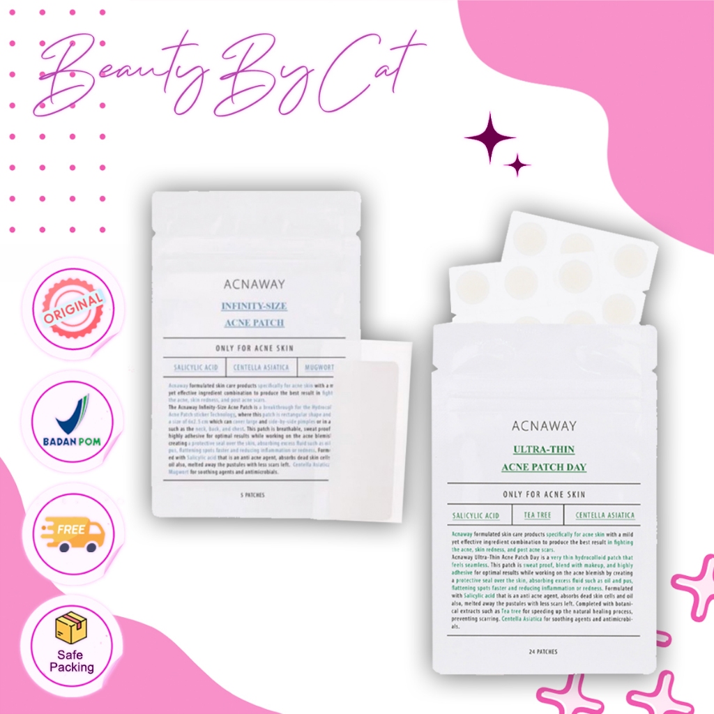ACNAWAY Infinity Size Acne Patch | Acnaway ULTRA THIN Acne Patch | ACNAWAY Sticker Jerawat