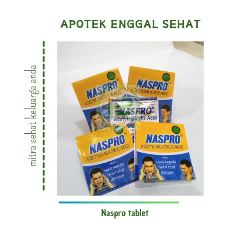 Naspro Tablet anti nyeri, sakit gigi, sakit kepala