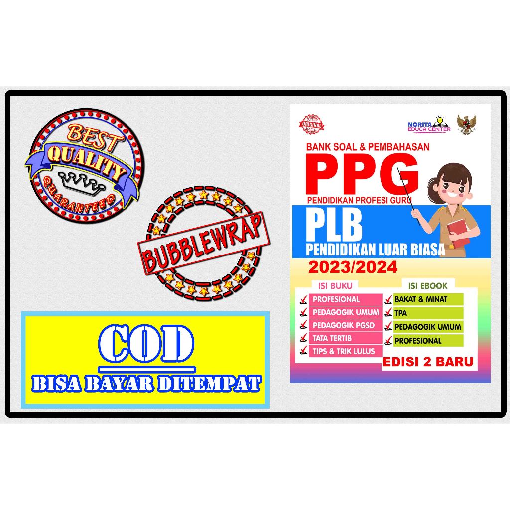 

BUKU BANK SOAL&PEMBAHASAN PPG FORMASI GURU PLB