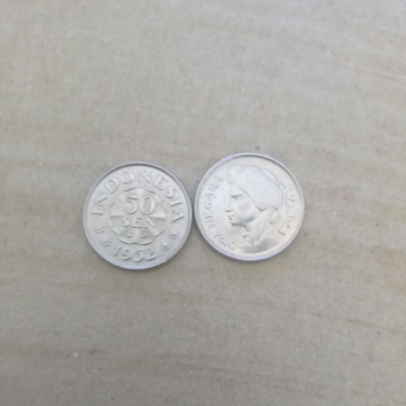 uang kuno koun 50 sen dipanegara