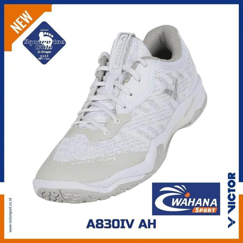 Sepatu Badminton Victor A 830 IV AH BIG SALE FREE Kaos Kaki Victor Original & Cover Sepatu Victor