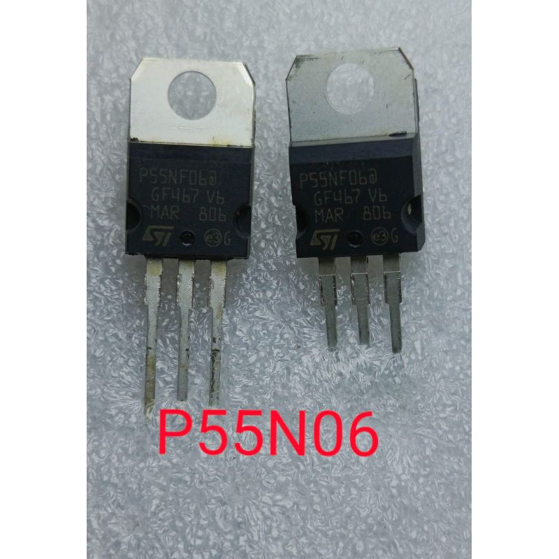 MOSFET 55NF06 ASLI ORIGINAL IC TRANSISTOR MOSFET 55NF06 KUALITAS BAIK MOSFET55NF06