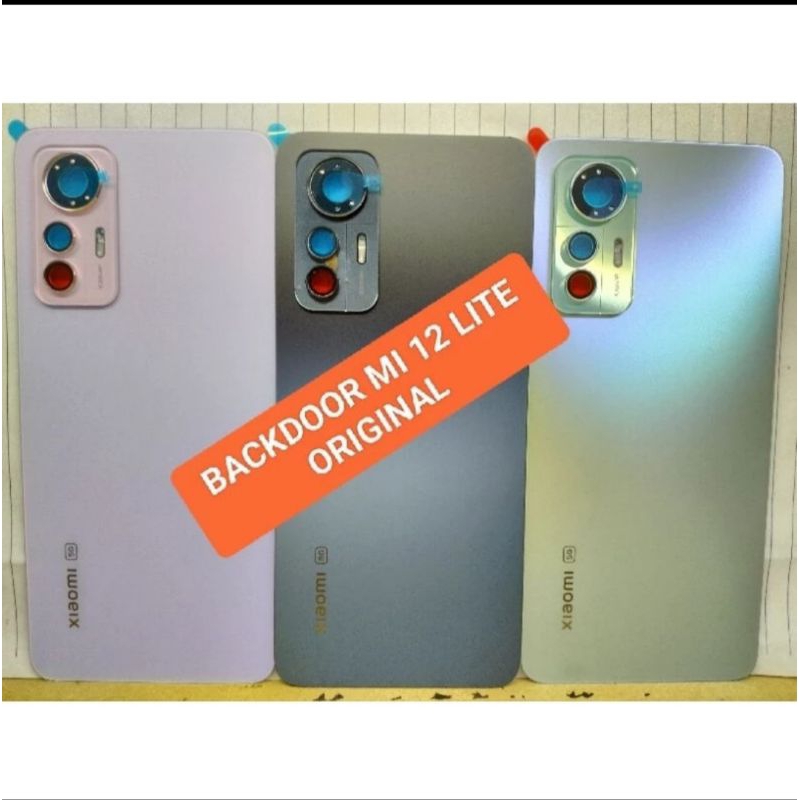 BACKDOOR TUTUP BELAKANG MI 12 LITE ORIGINAL