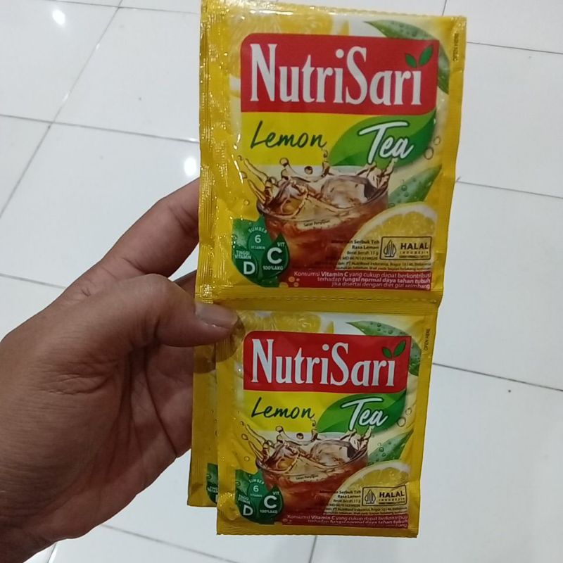 

Mahbubah - NutriSari 14 g @ 10 pcs Rasa Lemon Tea Sachet