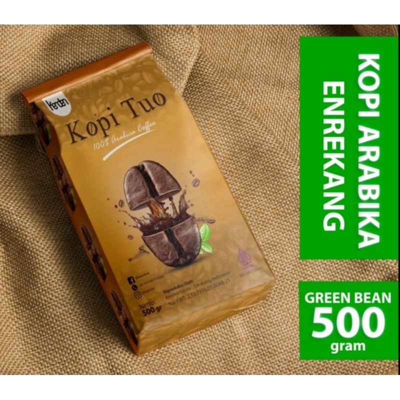 Kopi Arabika Kalosi Enrekang 500 g (Green Bean)