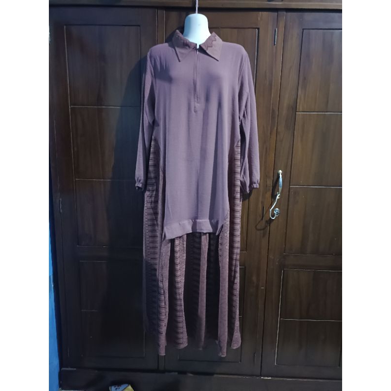 gamis la grace gamis cringkel kombinasi etnik gamis etnik gamis wanita kekinian