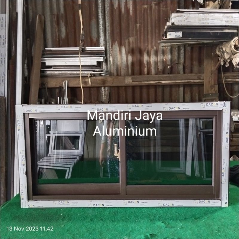 jendela aluminium sliding