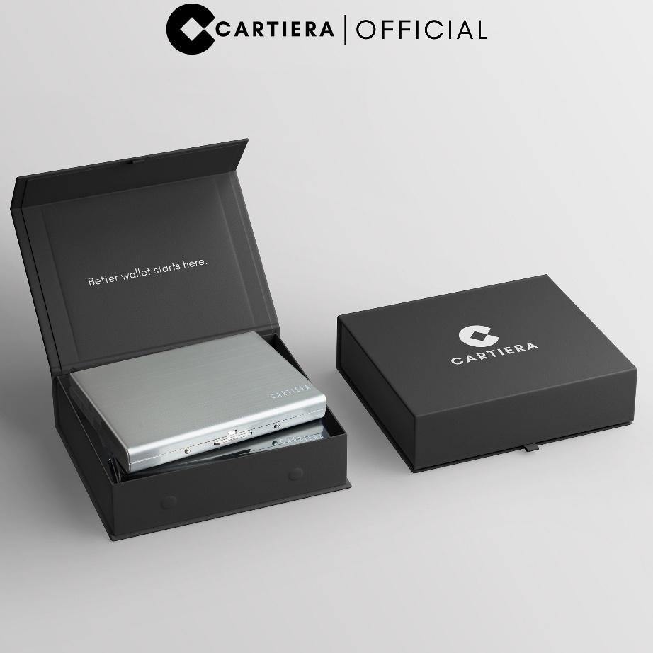 Diskon Promo CARTIERA SLIM Wallet Dompet RFID Dompet Kartu Nama Dompet Card Holder Pria Dompet ATM A