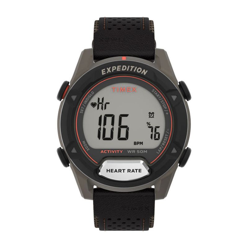 Timex TW4B27100 Expedition Rugged Jam Tangan Pria Digital Black Brown Original