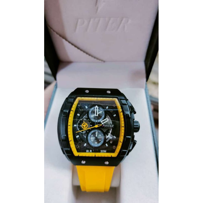 Piter original crono aktif jam cowok