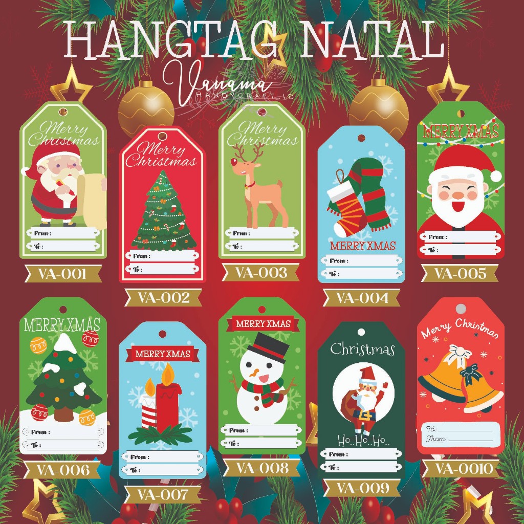 

HANGTAG NATAL CHRISTMAS
