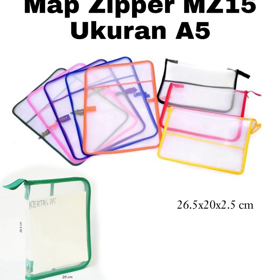 

Produk GG Map Zipper MICROTOP MZ15-A5 / Map Resleting / Map File / Map Sleting/File Holder