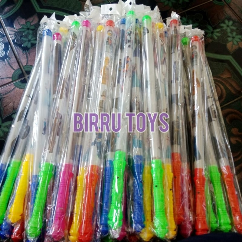 Mainan Lampu Stik Karakter - Lampu Takbiran JUMBO | Tongkat Polisi