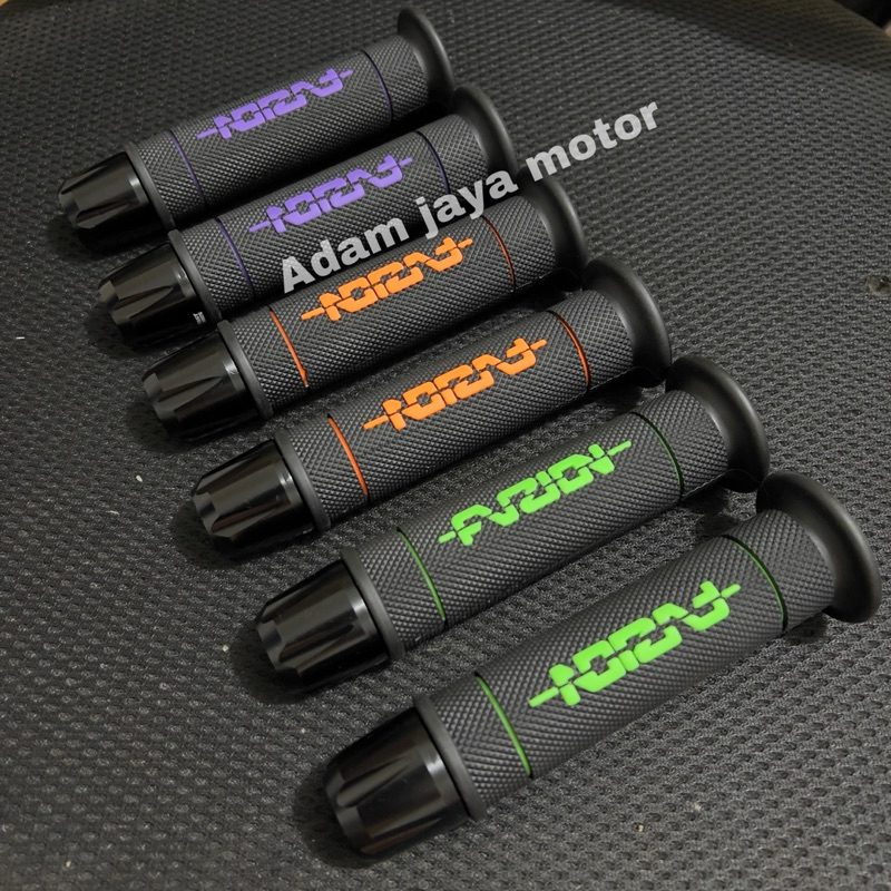 HANDGRIP FUZION HG55 + JALU STANG BLACK FULL CNC UNIVERSAL / Nmax Aerox Vario Beat Mio Fazzio Grand 