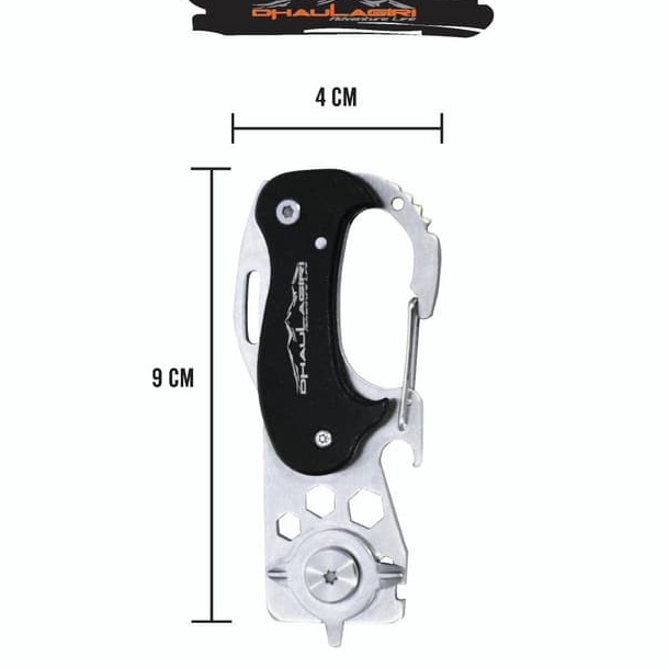 *Diskon* Alat Multifungsi 501 Carabiner Tools Survival Kit Carrabiner Pengait