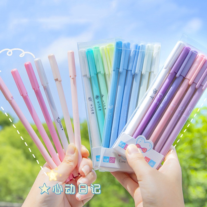 

Diskon 1 SET 6PCS PULPEN GEL AESTHETIC POLOS WARNA PASTEL MATTE 0,5MM / PULPEN GEL AESTHETIC WARNA GRADASI 0,5 MM FS