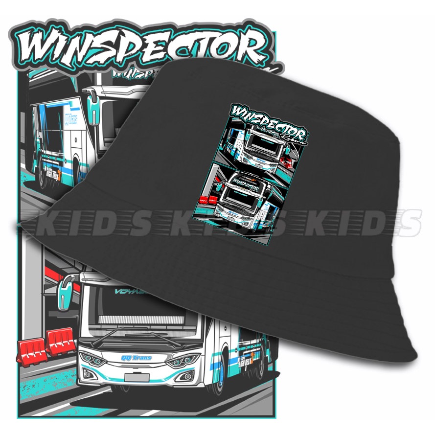 TOPI ANAK BISMANIA WINSPECTOR TOPI BUCKET HAT ANAK BIS MANIA WINSPECTOR