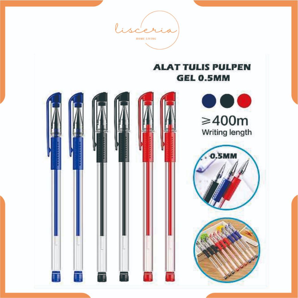 

[ LSC ] Pulpen Gel 0.5Mm Alat Tulis Kantor Sekolah Pena Pen Tinta Cair