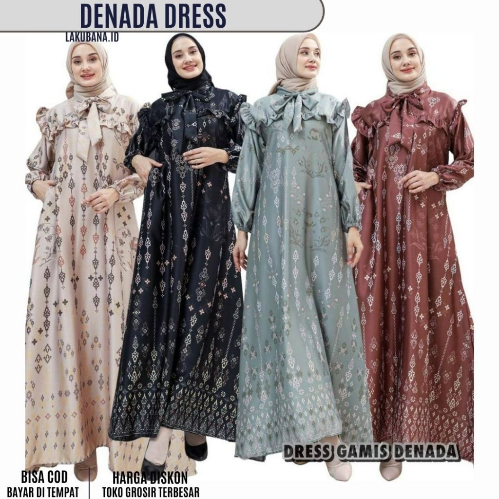 DENADA DRESS - Dress Denada Baju Wanita Pakaian Wanita