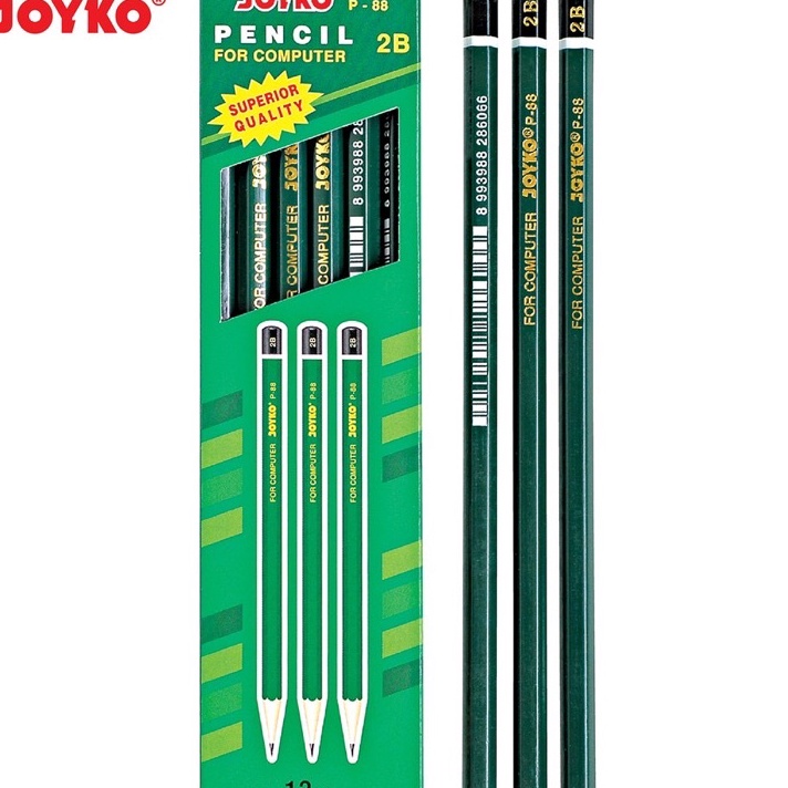 

Ready Stock PERLUSIN Pensil 2B Joyko Pencil P-88 isi 12pcs ➺➩⋆❀