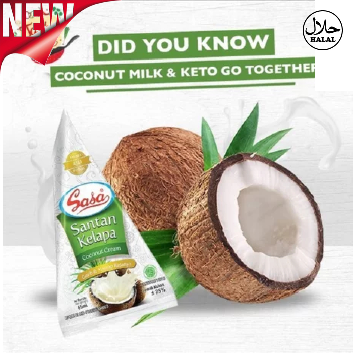 

Sasa Santan Kelapa Cair 65ml | Coconut Milk | 椰奶 - OBOR FOOD