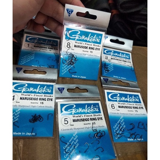 *Diskon* Pancing kail gamakatsu type kecil marusode ring maruseigo
