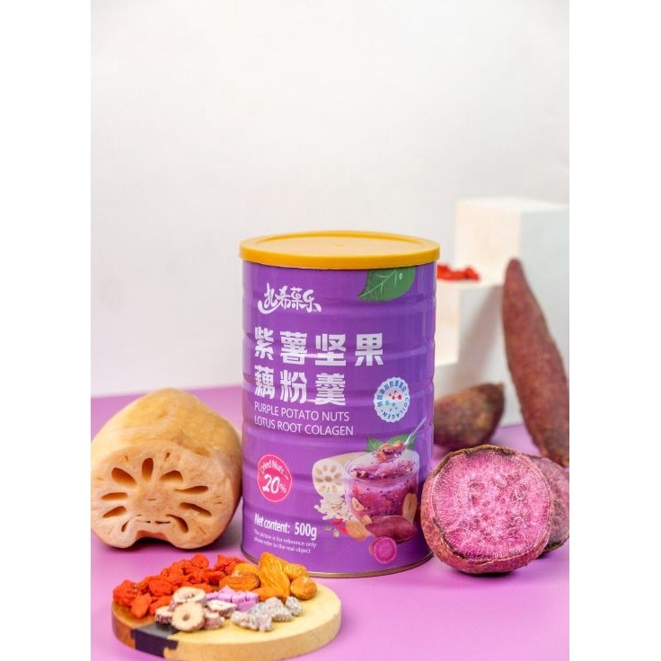 

OUFEN LOTUS ROOT POWDER BUBUK AKAR TERATAI - UBI UNGU