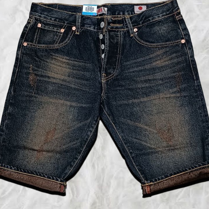 YVRH3239 [KODE 77]  celana jeans pendek pria 501 original_import made in japan celana pendek distro 