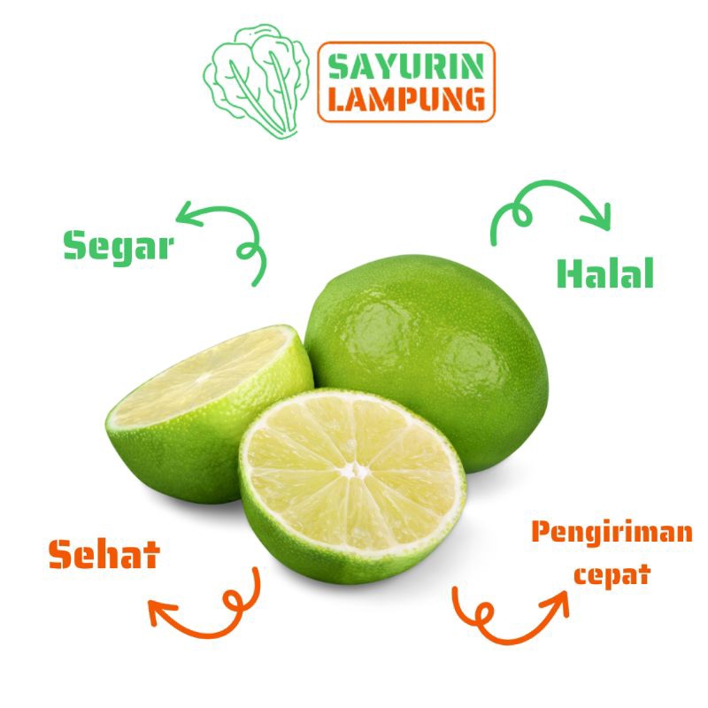 

jeruk nipis segar 250gr - SAYURin LAMPUNG