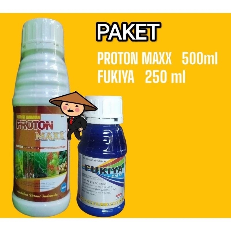 PROTON 500 ml + FUKIYA 250 ml - paket Nutrisi Tanaman