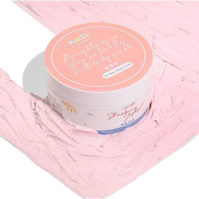 Strawberry Yoghurt Body Scrub by Camille Beauty Skincare