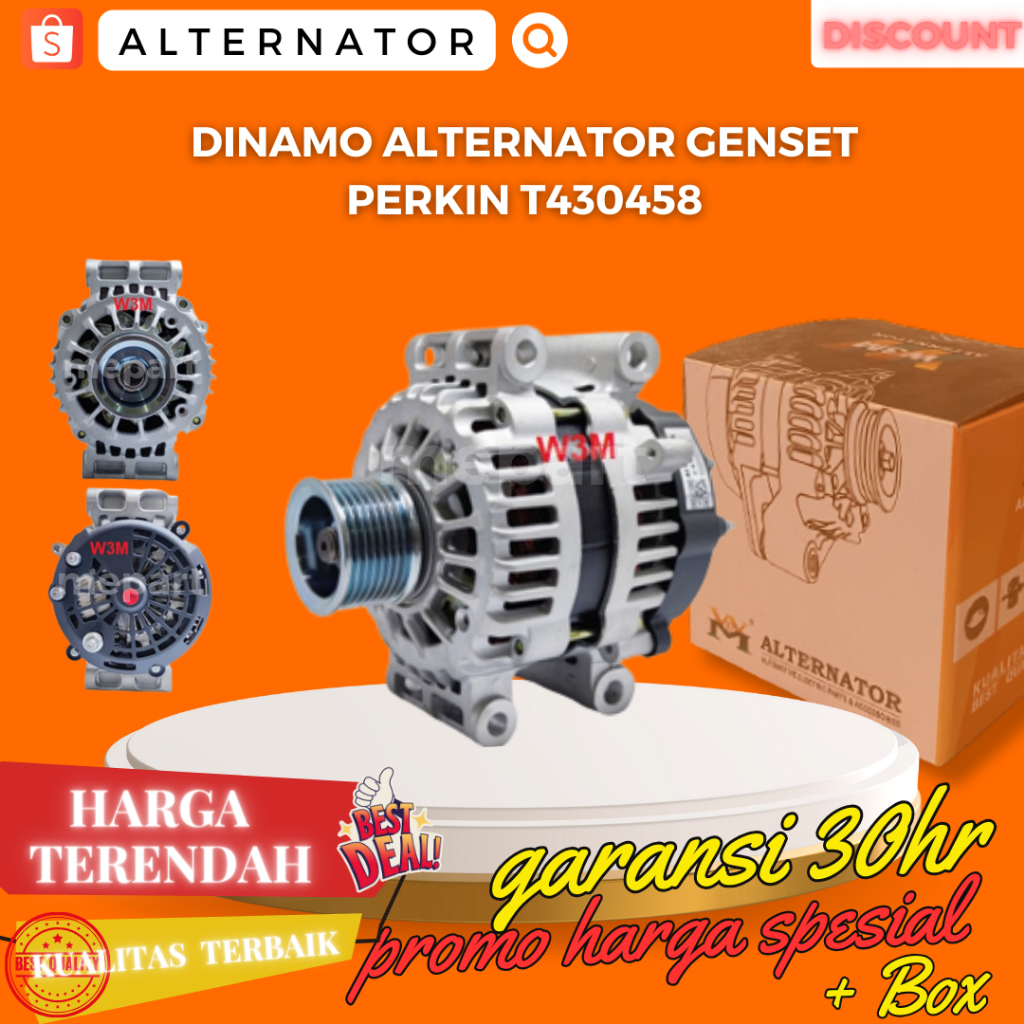 DINAMO ALTERNATOR GENSET PERKIN T430458