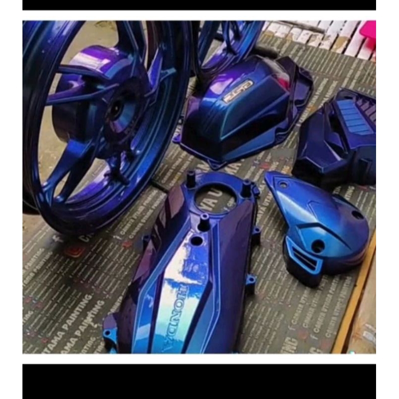 Bunglon PU original + cat hitam 200ml