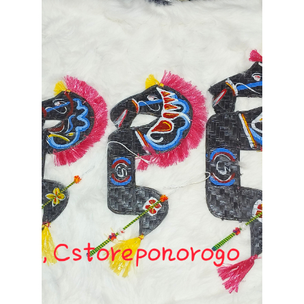 JARANAN ANAK + PECUT PAKET MURAH / kuda lumping / kuda lumping anak / kuda pegon / barongan / devil 