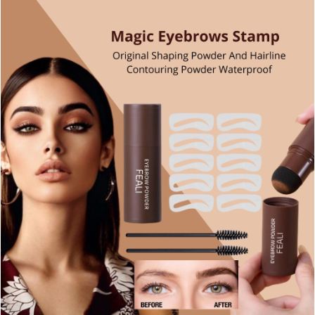FEALI Eyebrow Powder(Free Cetakan dan Alis)