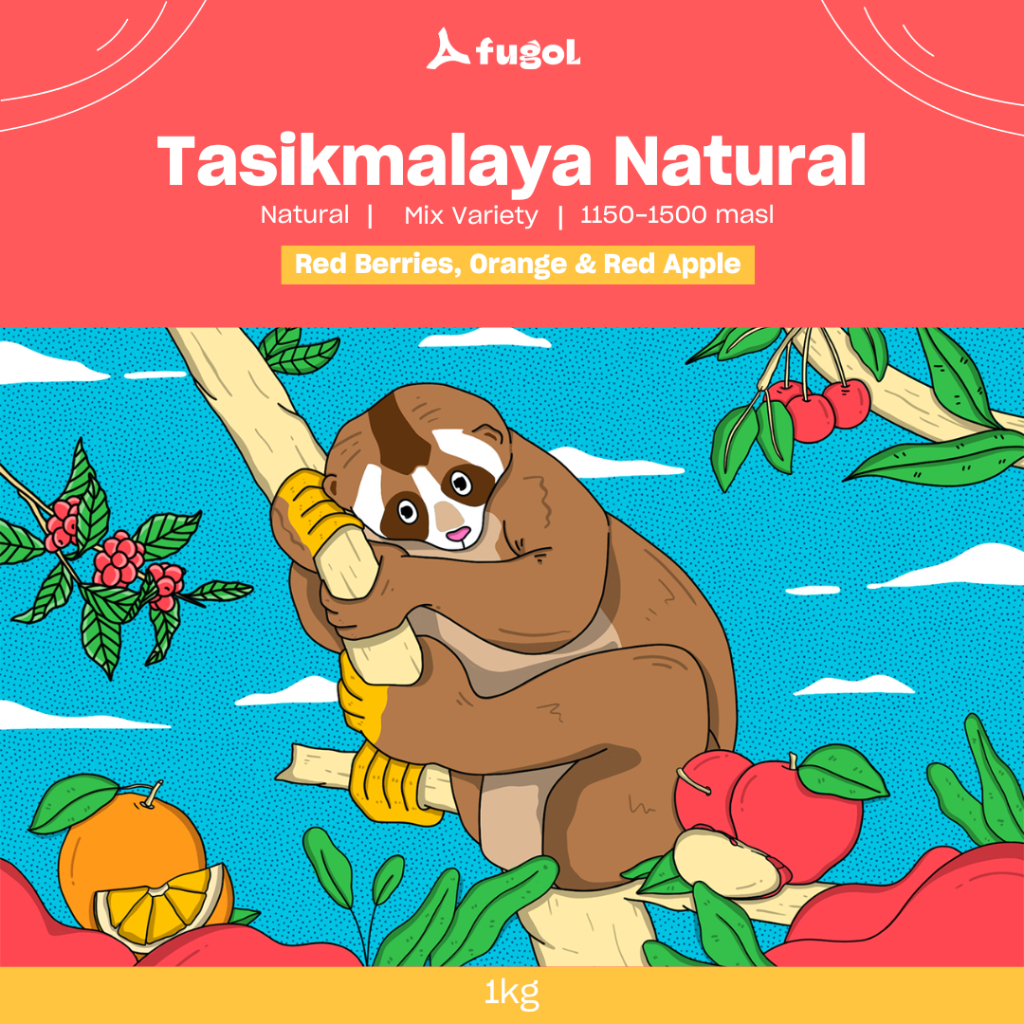 

Kopi Arabika TASIKMALAYA NATURAL (1 KG) Single Origin Specialty Coffee Beans