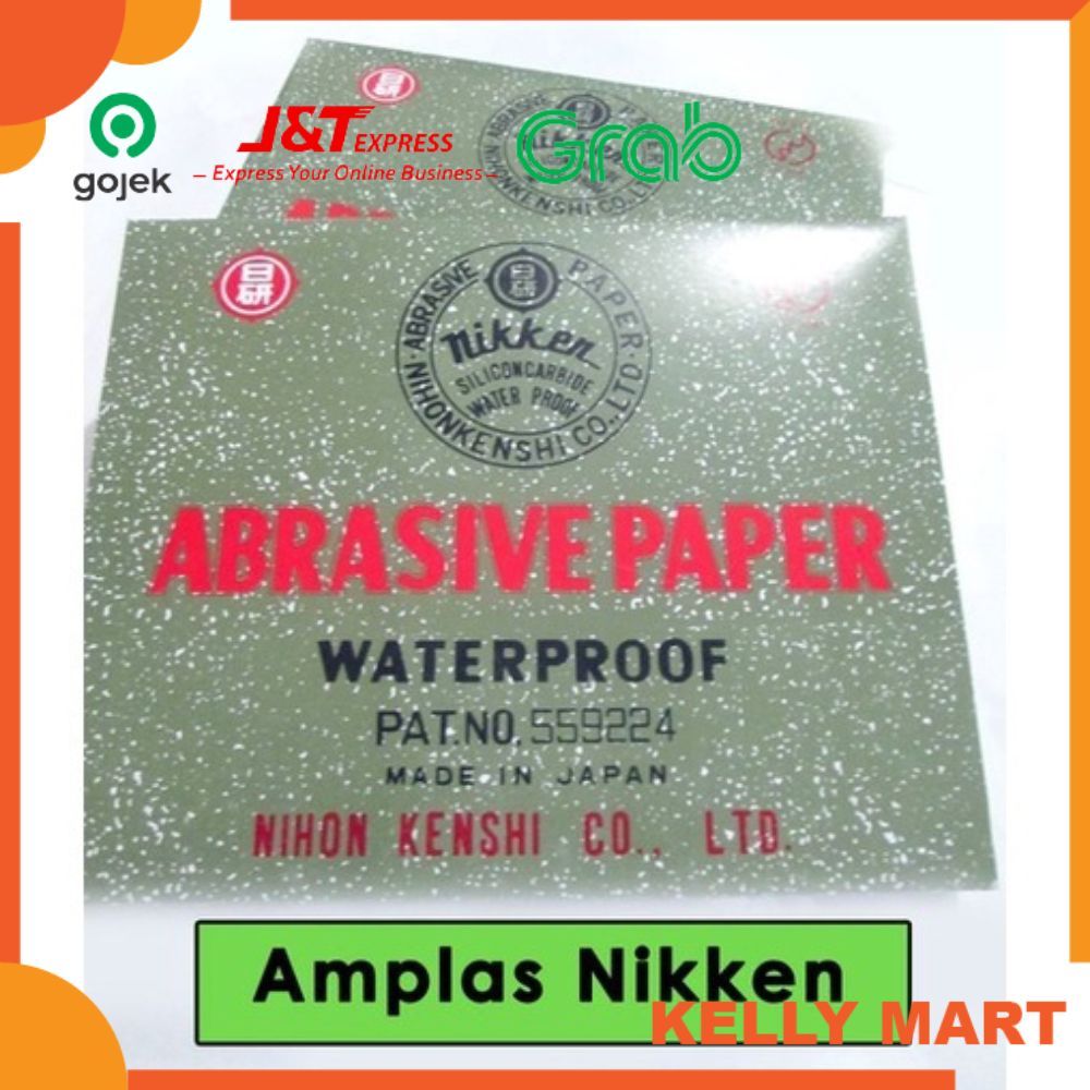 AMPLAS KERTAS NIKKEN / Amplas Air / Abrasive Paper Waterproof Merk Nikken / Amplas Nikken