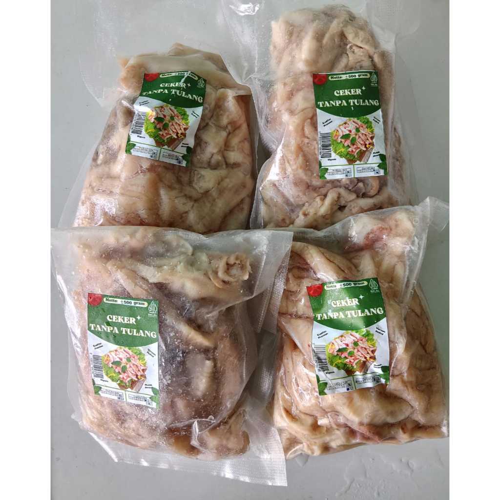 

Ceker Ayam Tanpa Tulang 500 gram