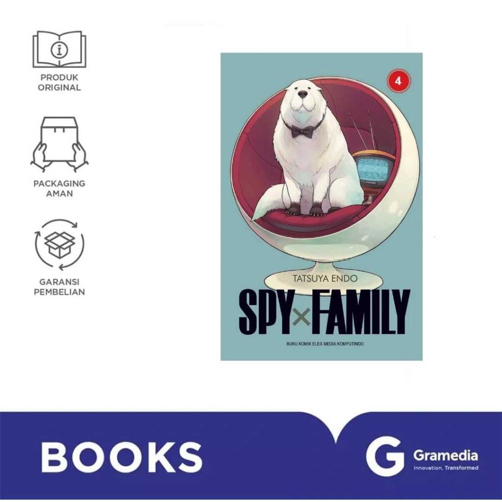 Gramedia Gandaria - Komik Spy X Family 04 (Endo Tatsuya)