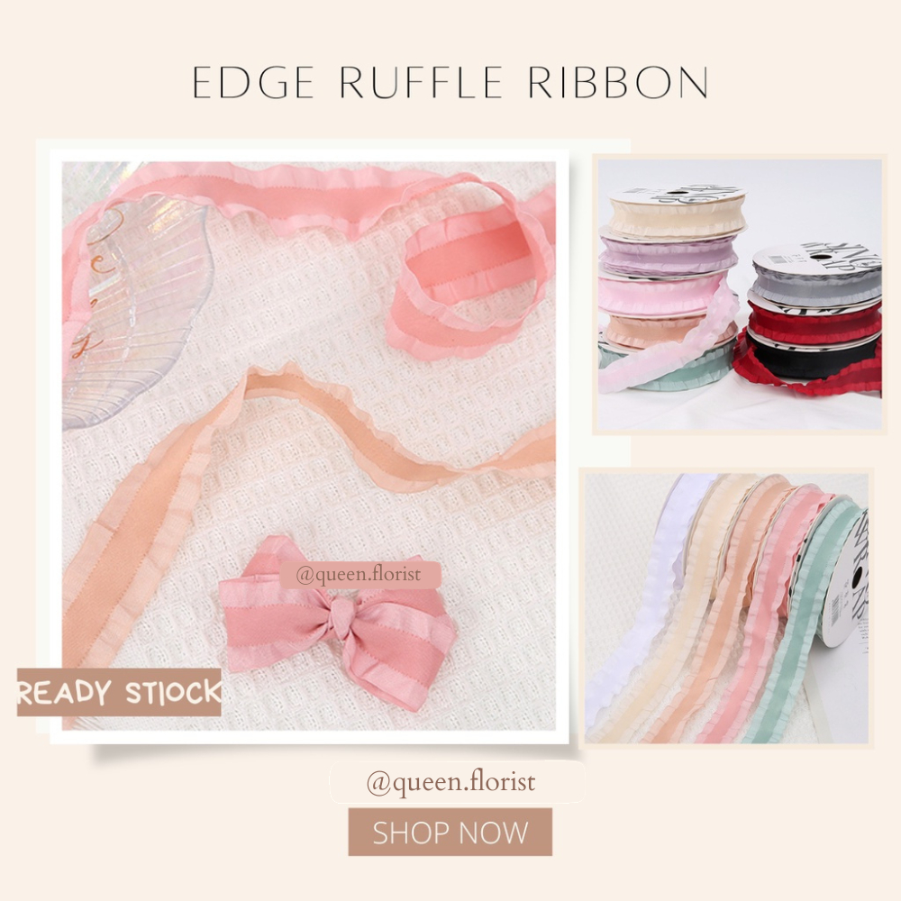 

EDGE SATIN RIBBON BANDANA PITA HAMPERS PITA GROSSGRAIN PITA SATIN RUFFLE KOREA PITA GELOMBANG PITA SATIN SEDANG LEBAR 2.5CM PREMIUM (ECER PER METER) PITA KADO GIFT BOUQUET BUNGA DEKORASI