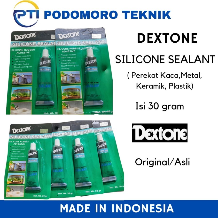 

Dextone Silicone Sealant Lem Perekat Kaca, Aquarium Silicone Rubber