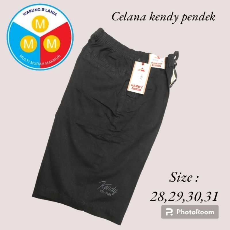 celana pendek pria/celana pendek/celana kendy hitam