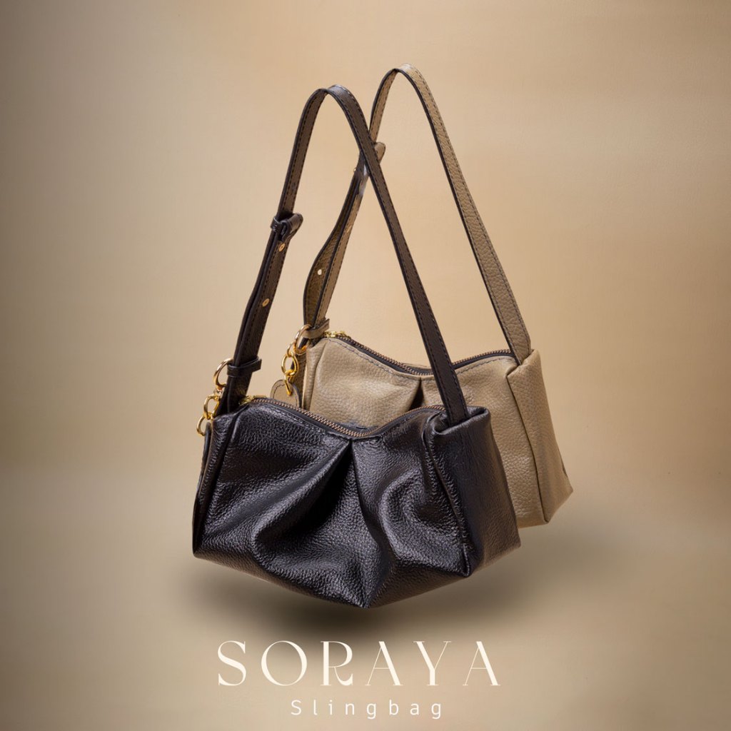 Soraya Tas Bahu Kulit Asli Lecari