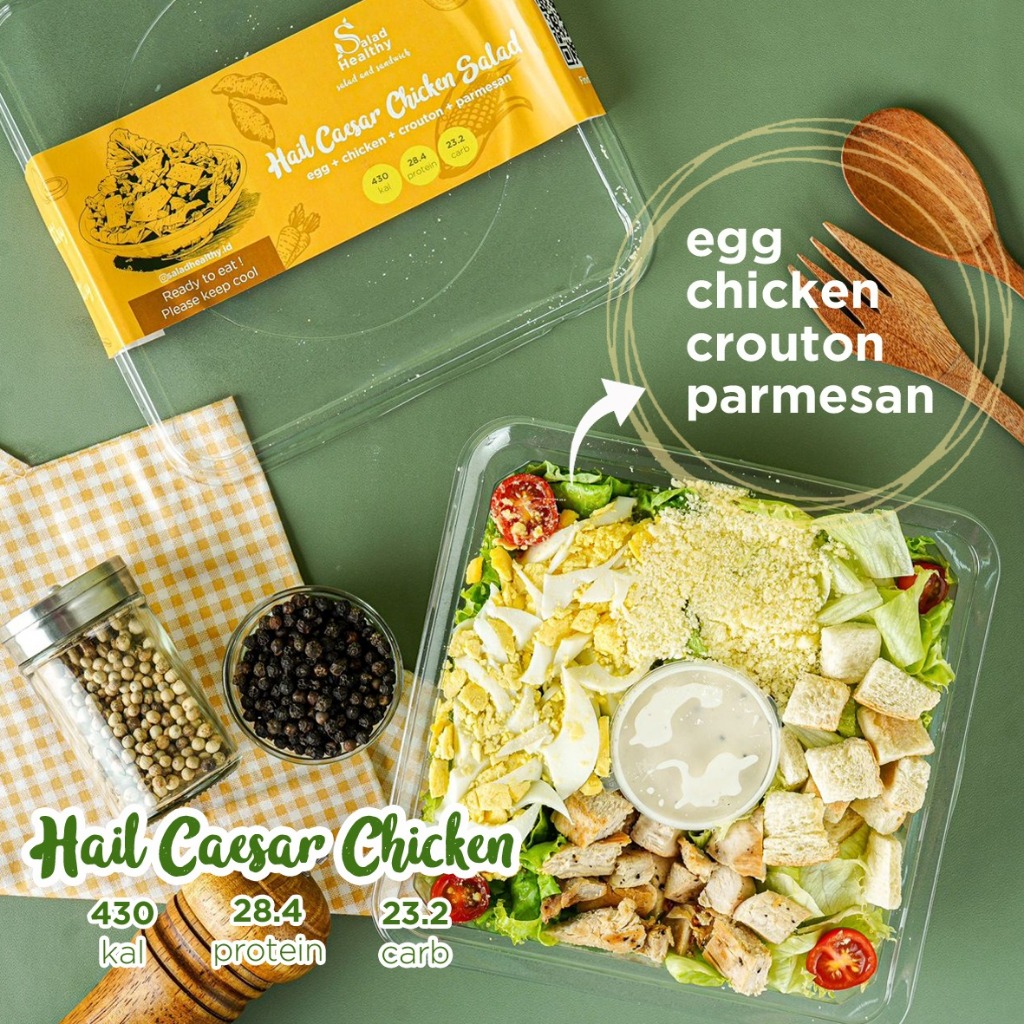 

Hail Caesar Chicken Salad by Salad Healthy