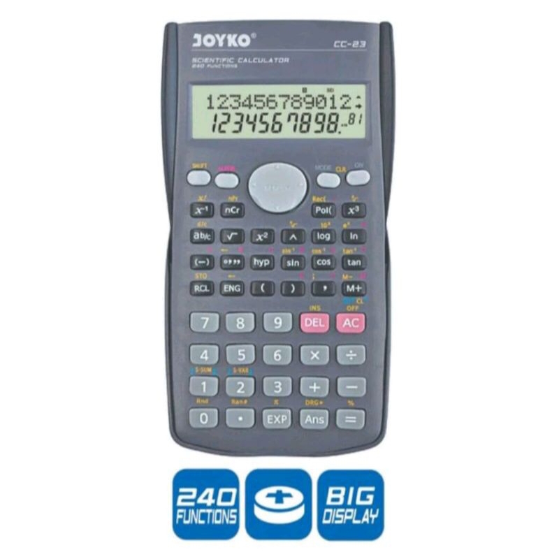 

SCIENTIFIC CALCULATOR/KALKULATOR ILMIAH JOYKO CC-23