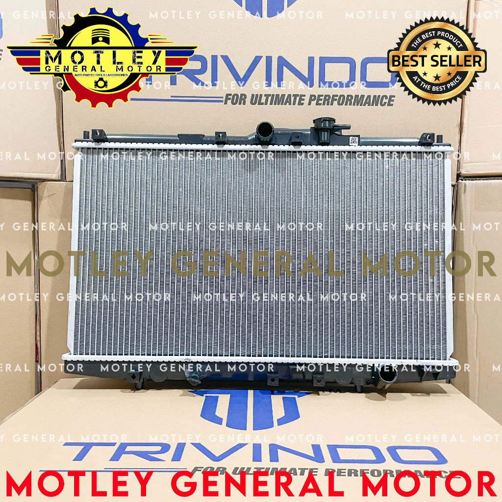 RADIATOR ASSY HONDA ACCORD VTI 1998 1999 2000 2001 2002 MANUAL MT ORIGINAL MERK TRIVINDO