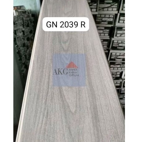 Plafon PVC motif kayu putih / Plavon PVC genius ketebalan 8mm (GN 2039)