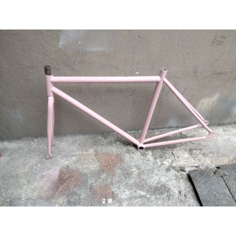 Frame Batangan Sepeda Fixie Set Dengan Fork